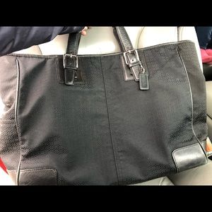 Large black Coach  tote bag